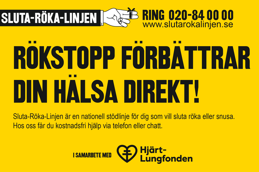 Sluta röka-linjen