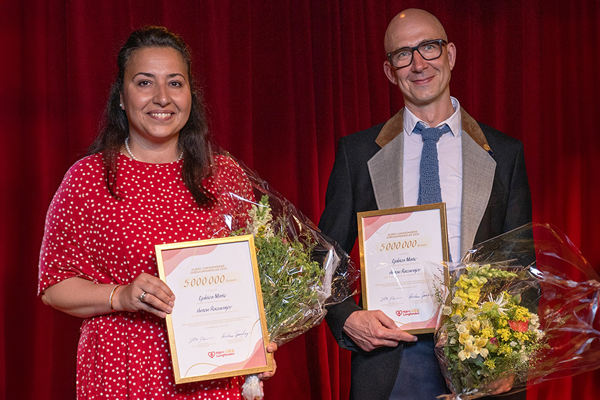 Ljubica Matic och Anton Razuvajev 