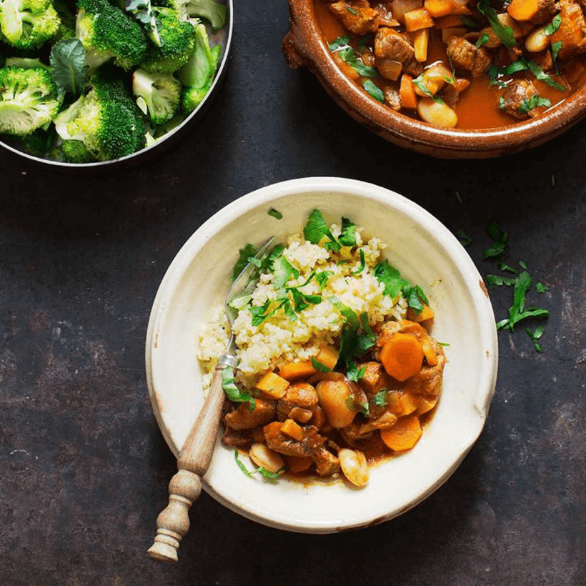 Lammgryta med marockanska kryddor