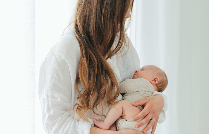 Mamma och bebis