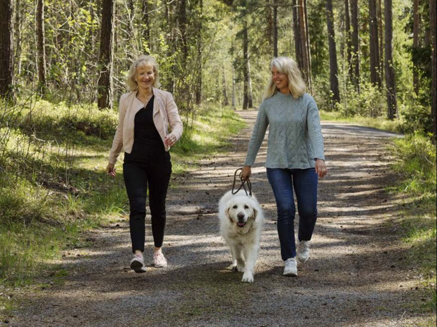 Livstilsprofessor Mai-Lis Hellénius, Karolinska institutet och dietist Anette Jansson från Hjärt-Lungfonden.