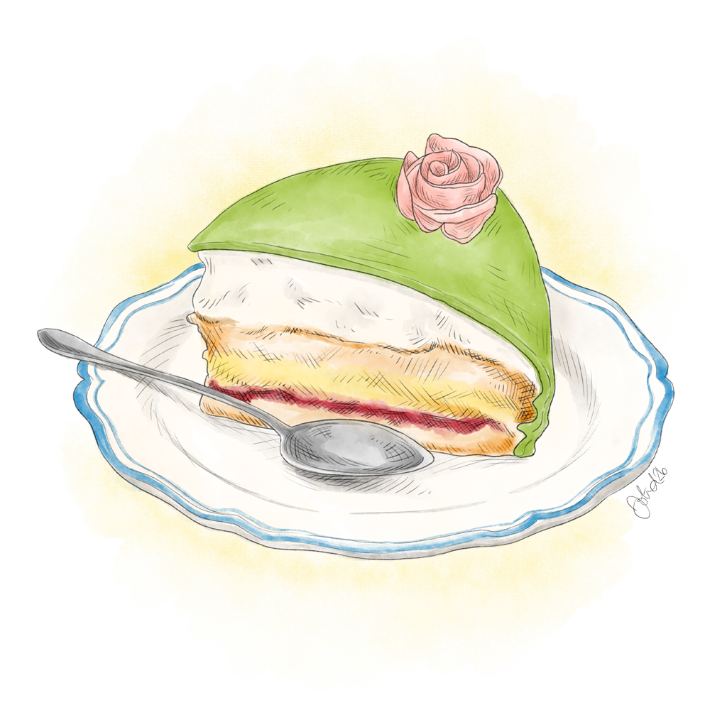 Prinsesstårta illustration