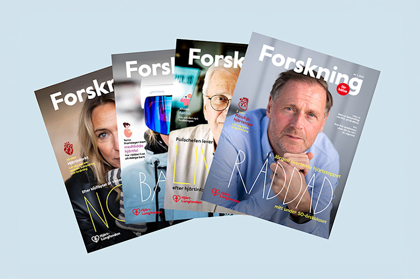 Tidningen FFH, fyra olika exemplar.