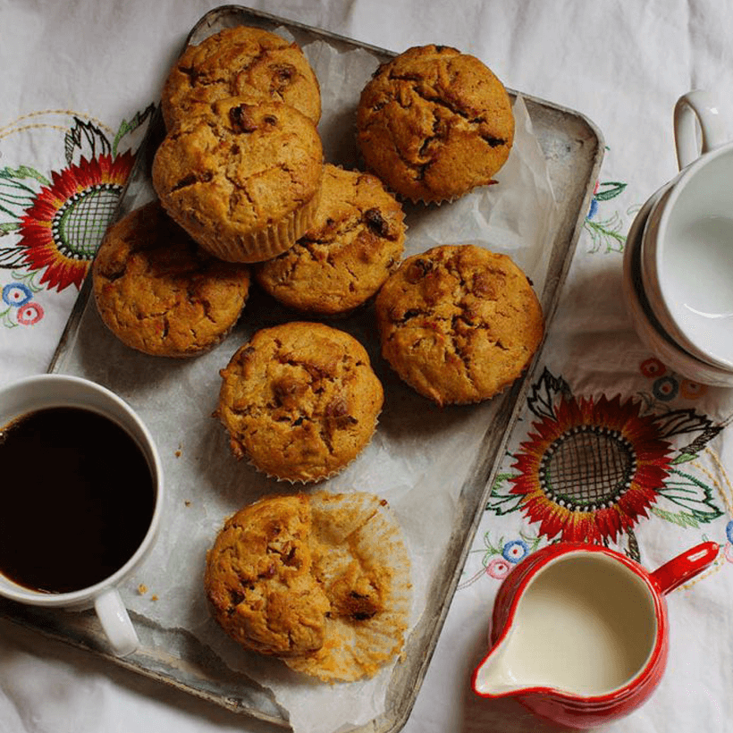 Sötpotatismuffins