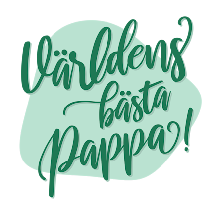 Illustration Världens bästa pappa
