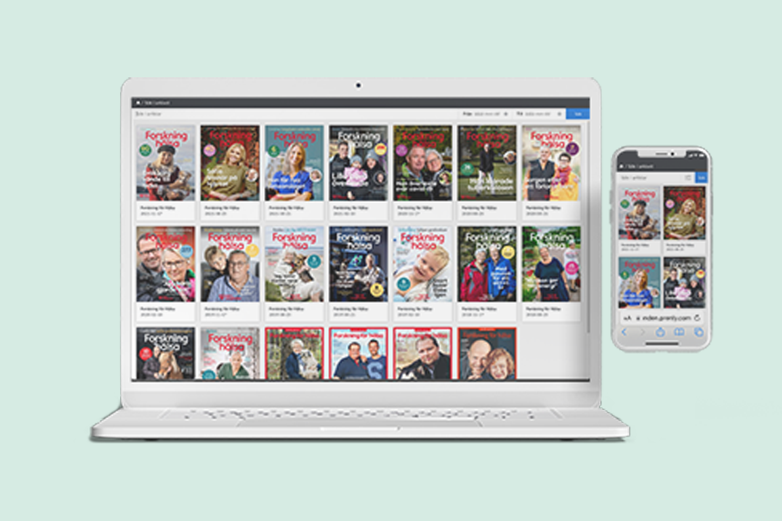 Läs Forskning för hälsa digitalt