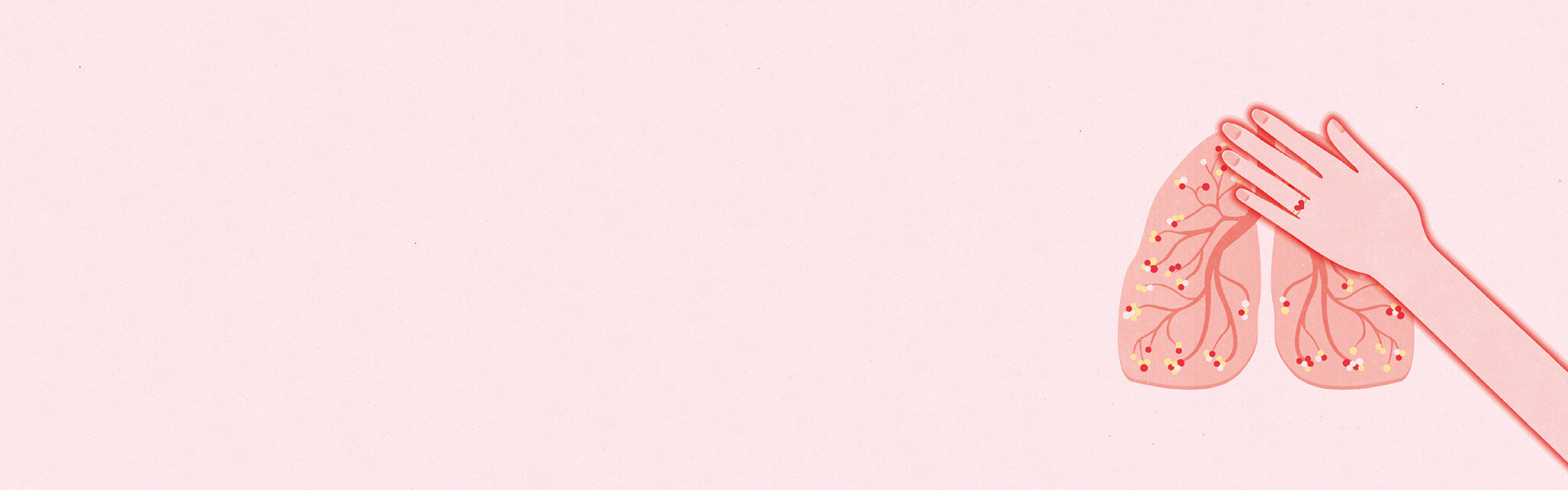 Illustration, astma.