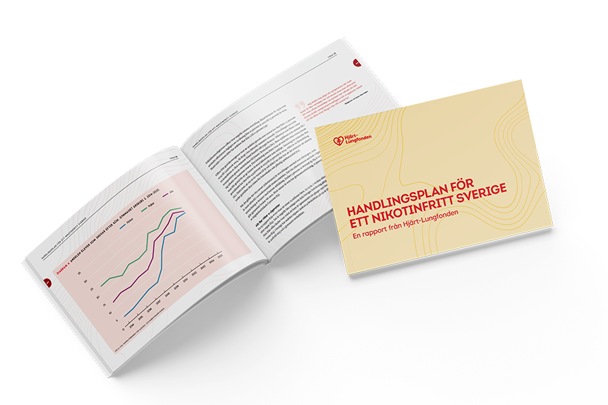 Handlingsplan för ett nikotinfritt Sverige, foldern