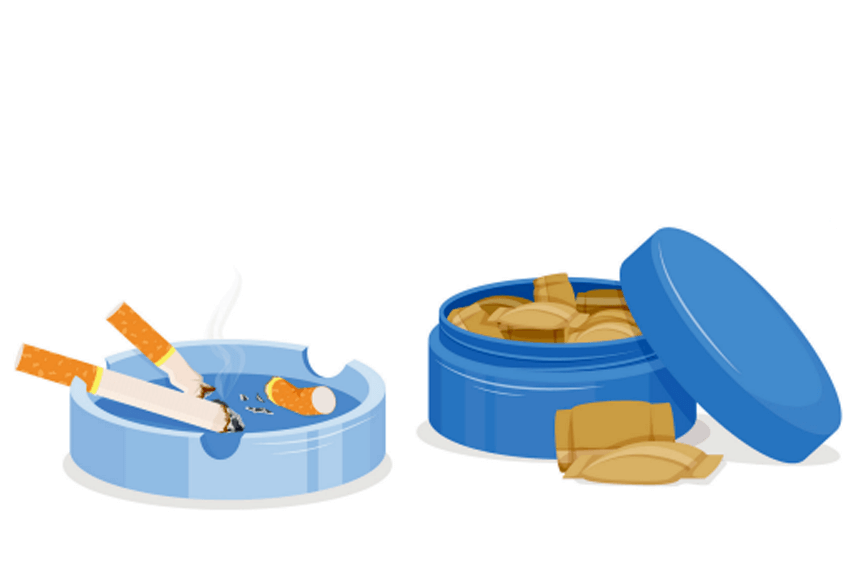 Illustration från Preventionsrapporten 2024, Tobak