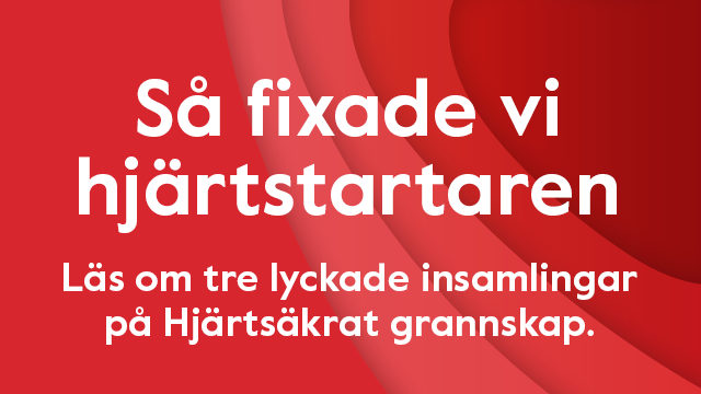 Så fixade vi hjärtstartaren