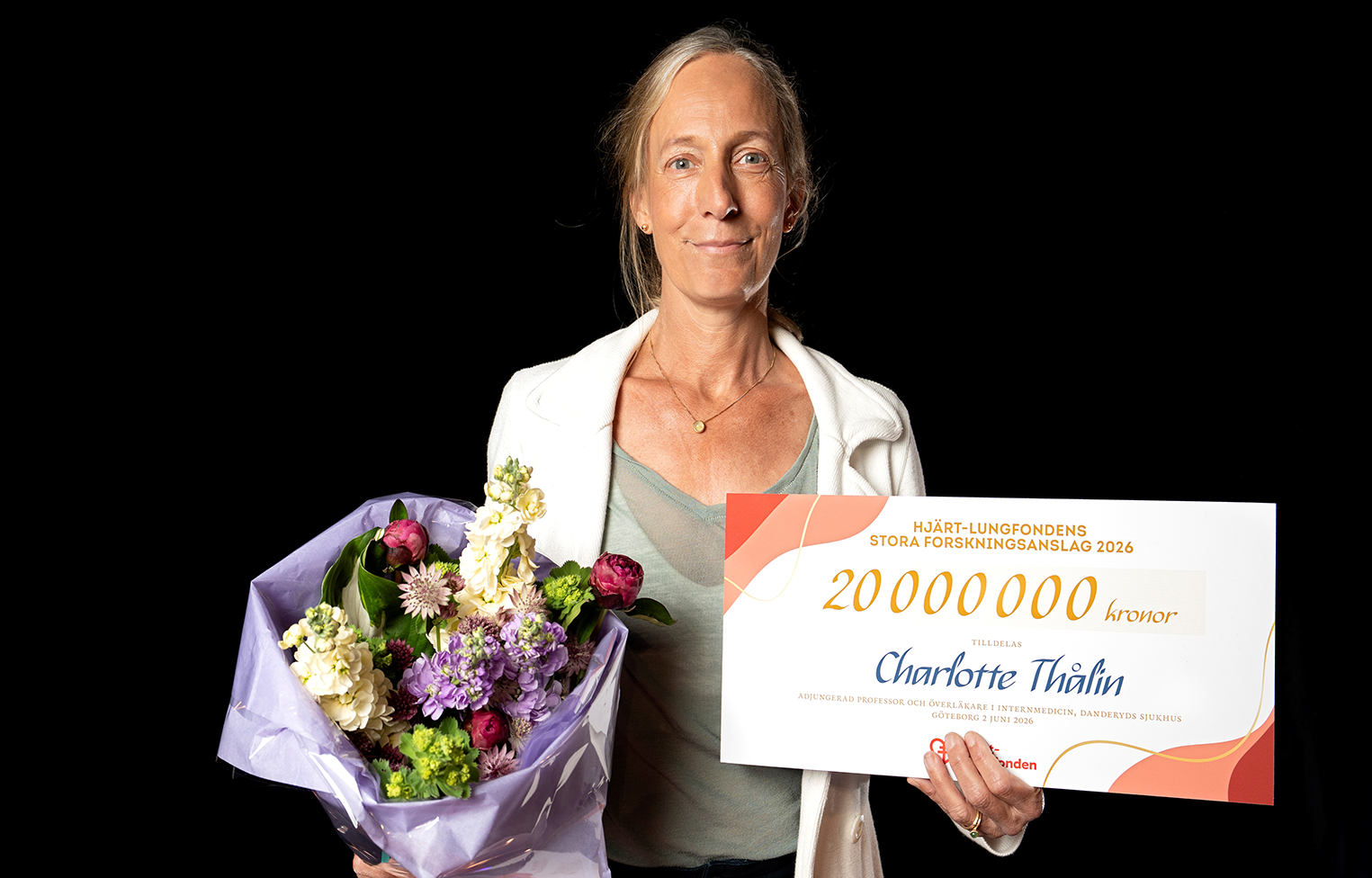 Mottagare av Stora forskningsanslaget 2026, Charlotte Thålin