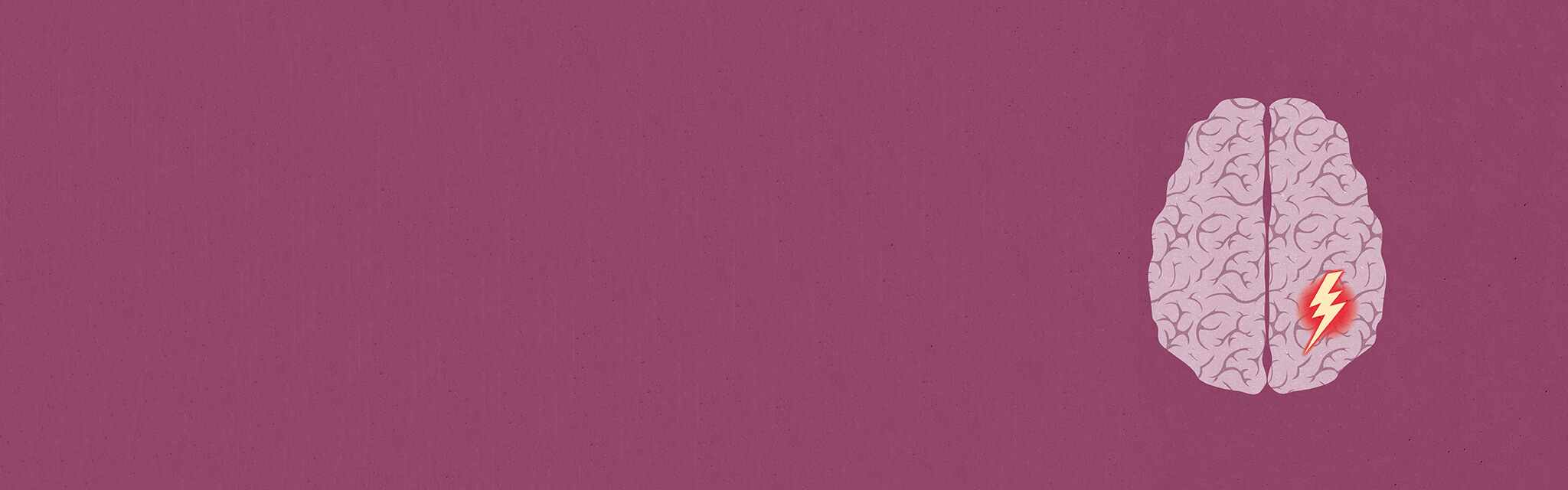 Illustration som symboliserar stroke