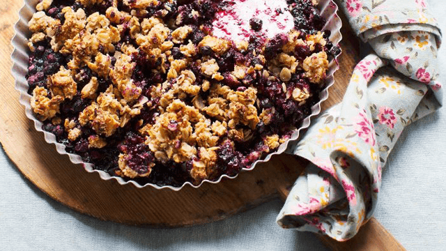 Bärpaj med deg gjord på rapsolja