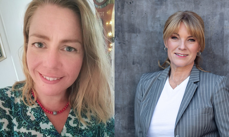 Åsa Kristoferson Hedlund och Kristina Sparreljung.