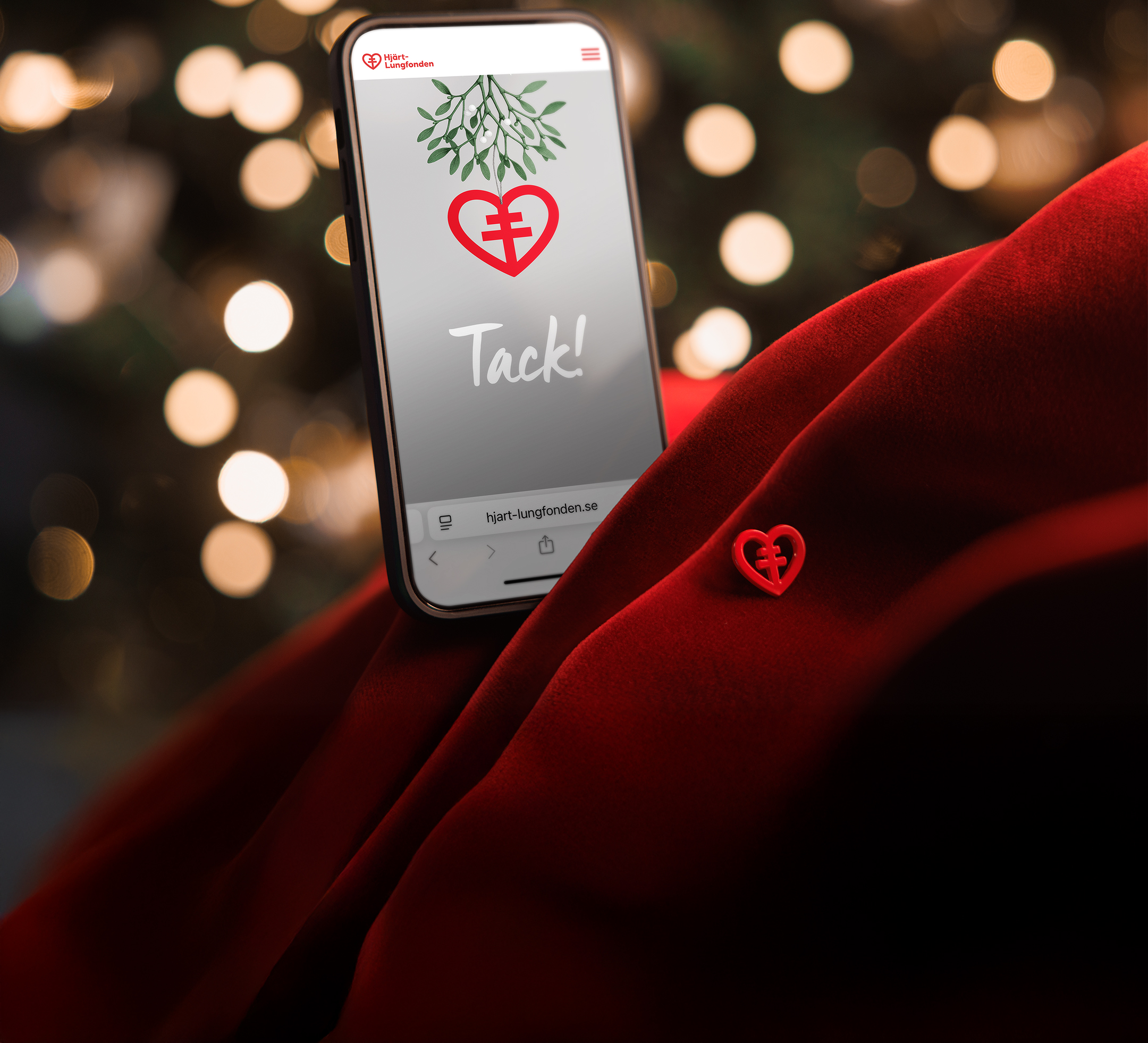 Mobiltelefon och hjärtpin