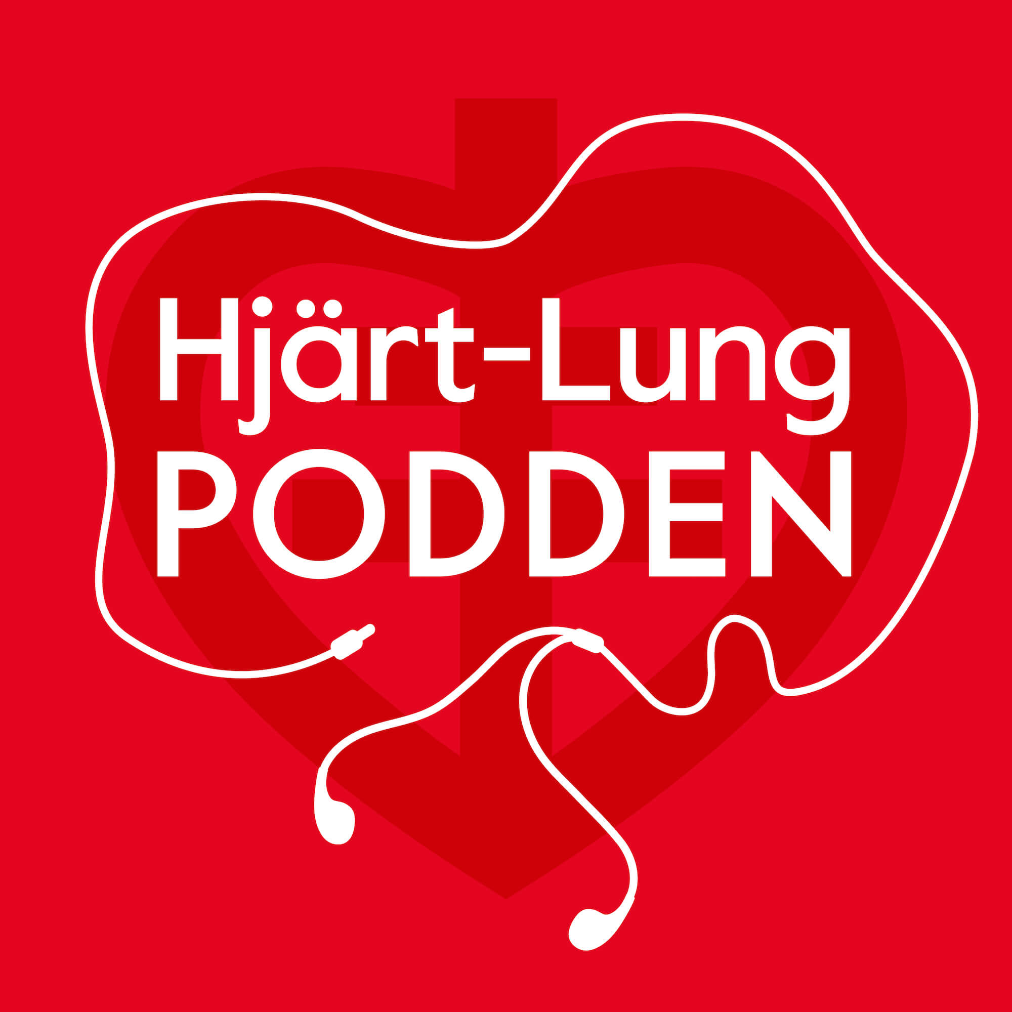 Illustration för Hjärt-Lungfondens podd