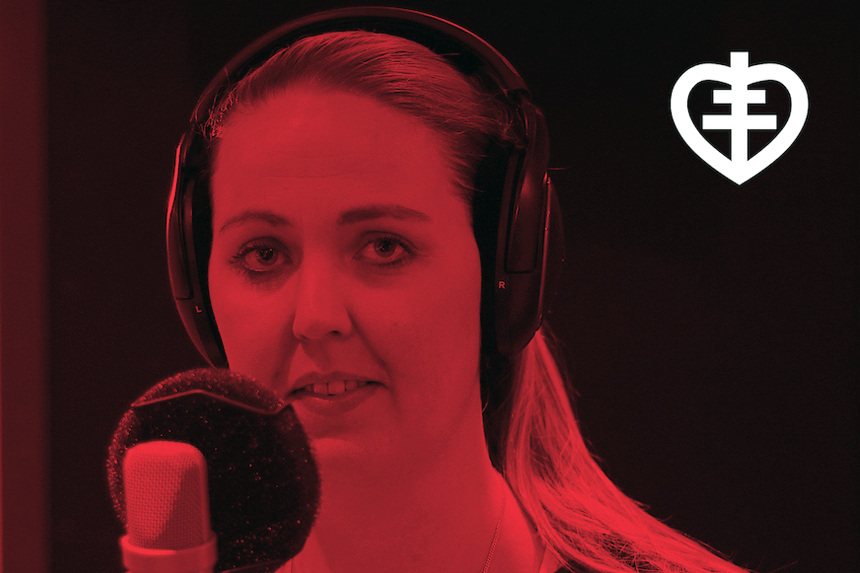 Hjärt-Lungfondens podd - Maja berättar om sin stroke i avsnitt 1