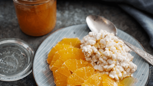 Apelsin med pepparkakskeso