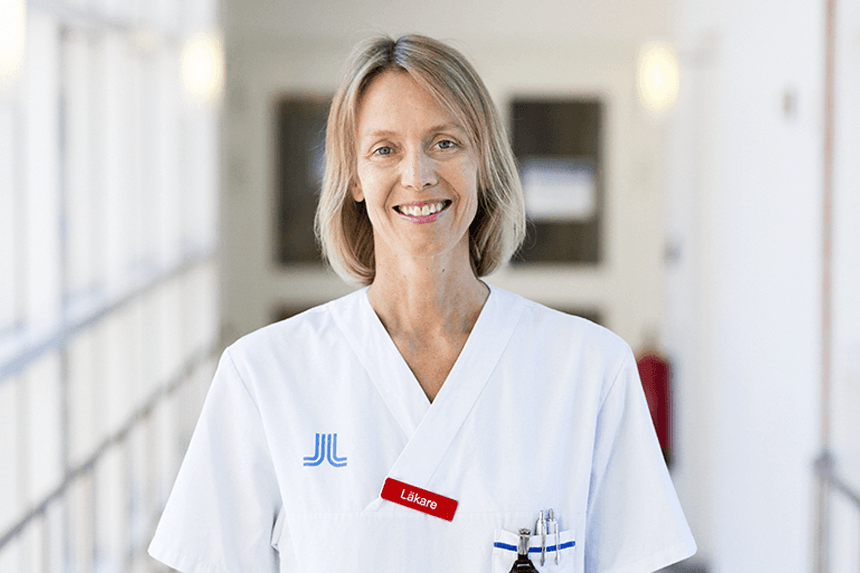 Mia von Euler, överläkare vid neurolog- och rehabiliteringskliniken vid universitetssjukhuset i Örebro