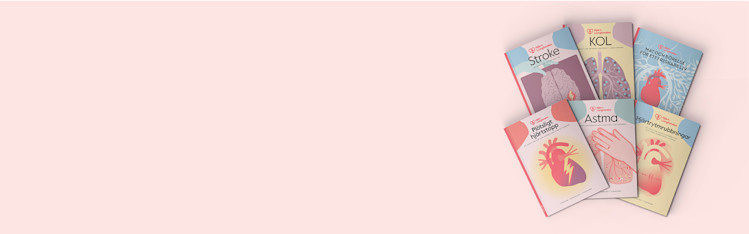 Skrifter mot rosa bakgrund.