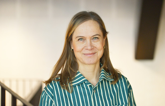 Forskaren Hanna Sandelowsky är glad