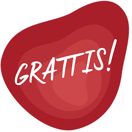 Illustration pulsmönstret med ordet grattis