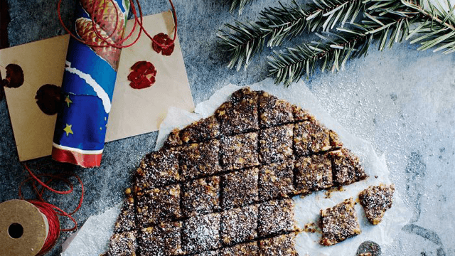 Dadelgodis med choklad