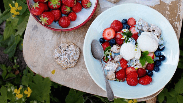 Siennakakor med hasselnötter