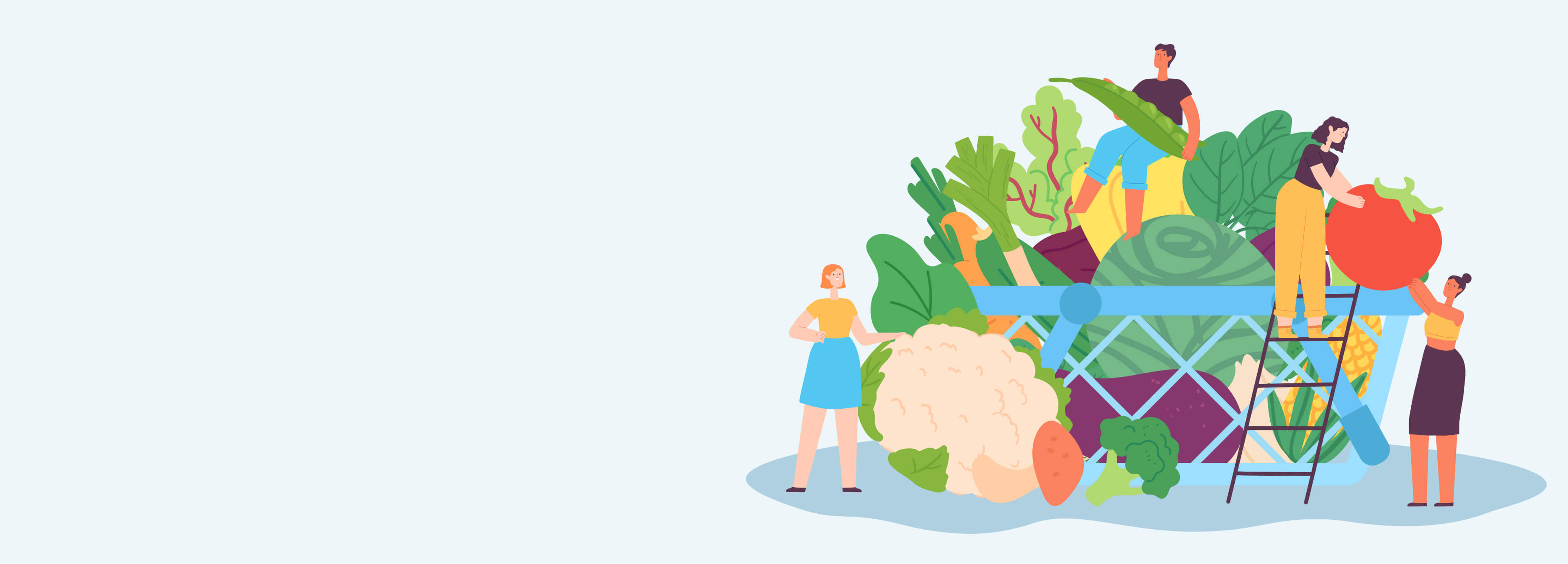 Illustration grönsaker