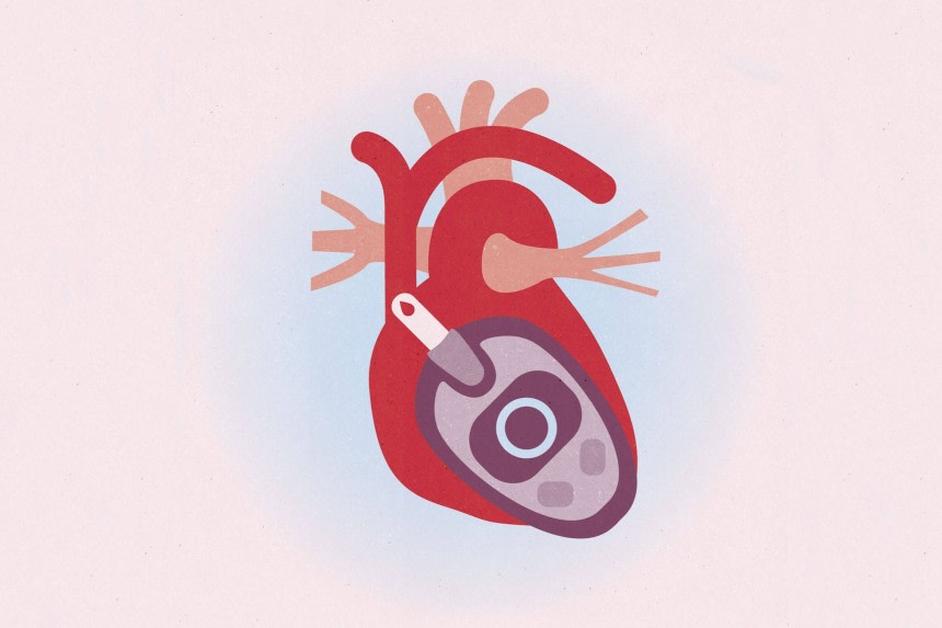 Illustration med hjärta och diabetes