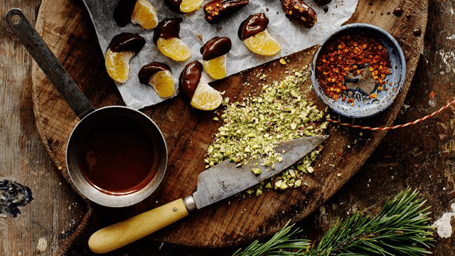 Tre sorters julgodis till glöggen