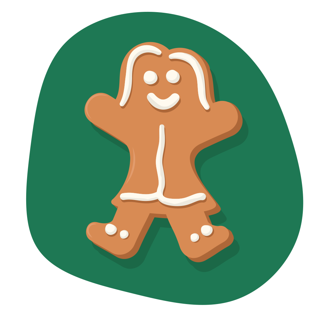 Illustration pepparkaksgumma