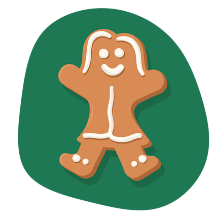 Illustration pepparkaksgumma