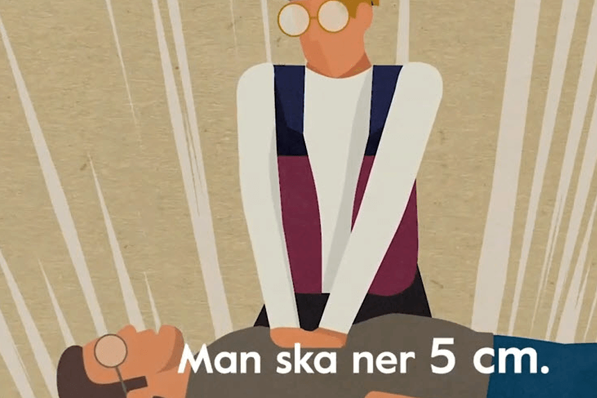 Alla kan rädda liv, illustration.