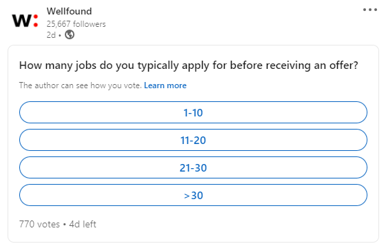 Poll of the Week
