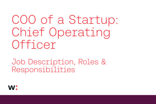 Startup COO Job Description, Roles & Responsibilities
