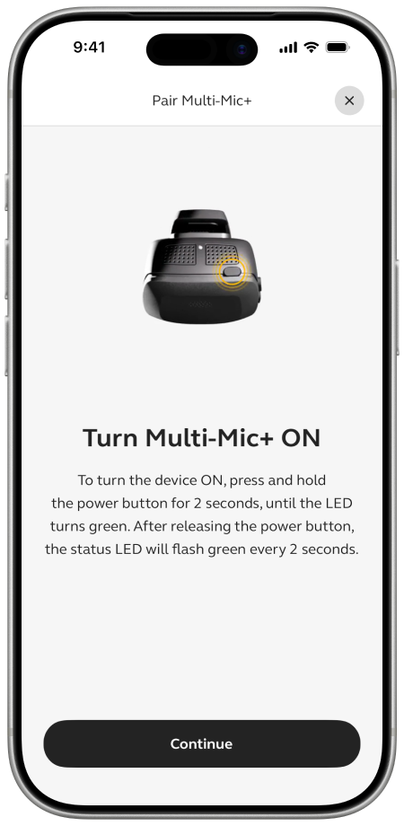 GN Auracast+ — Turn Multi-Mic+ ON