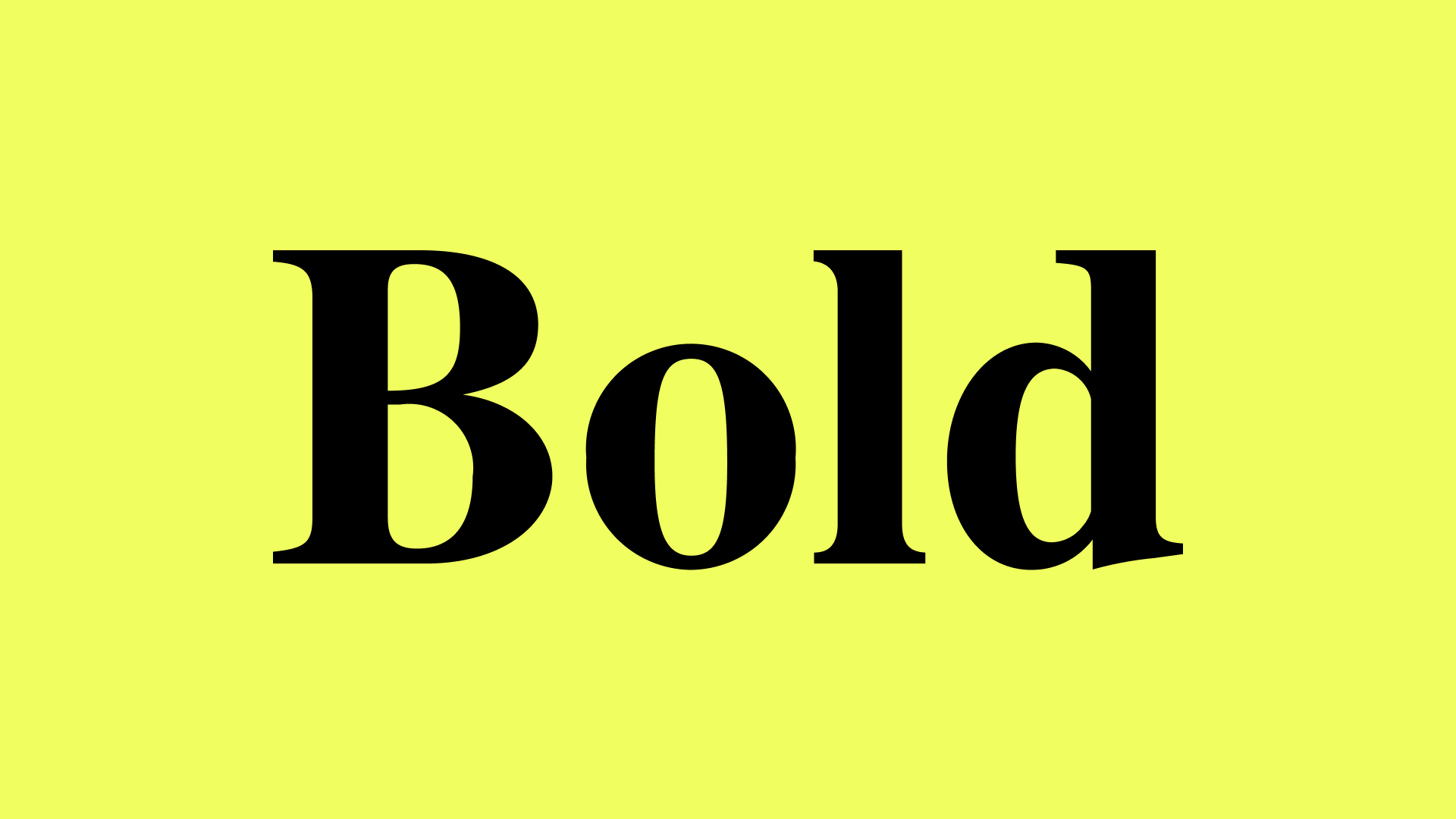 Words in bold