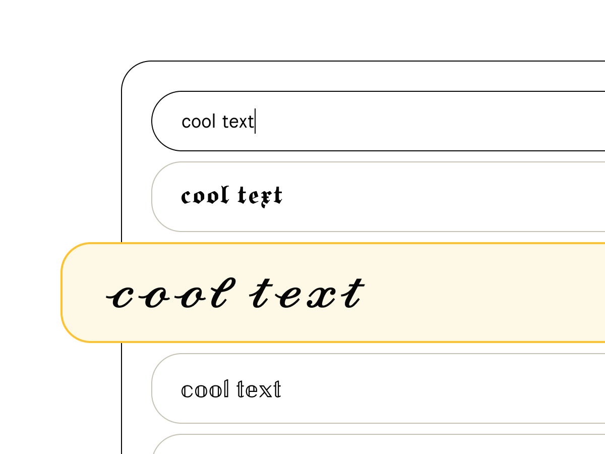 Font generator 400 fonts glyphy