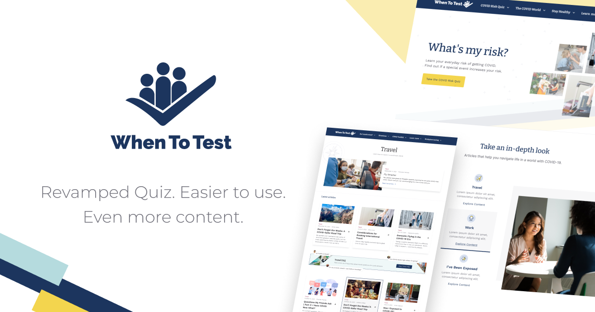 WhenToTest launches new set of tools image