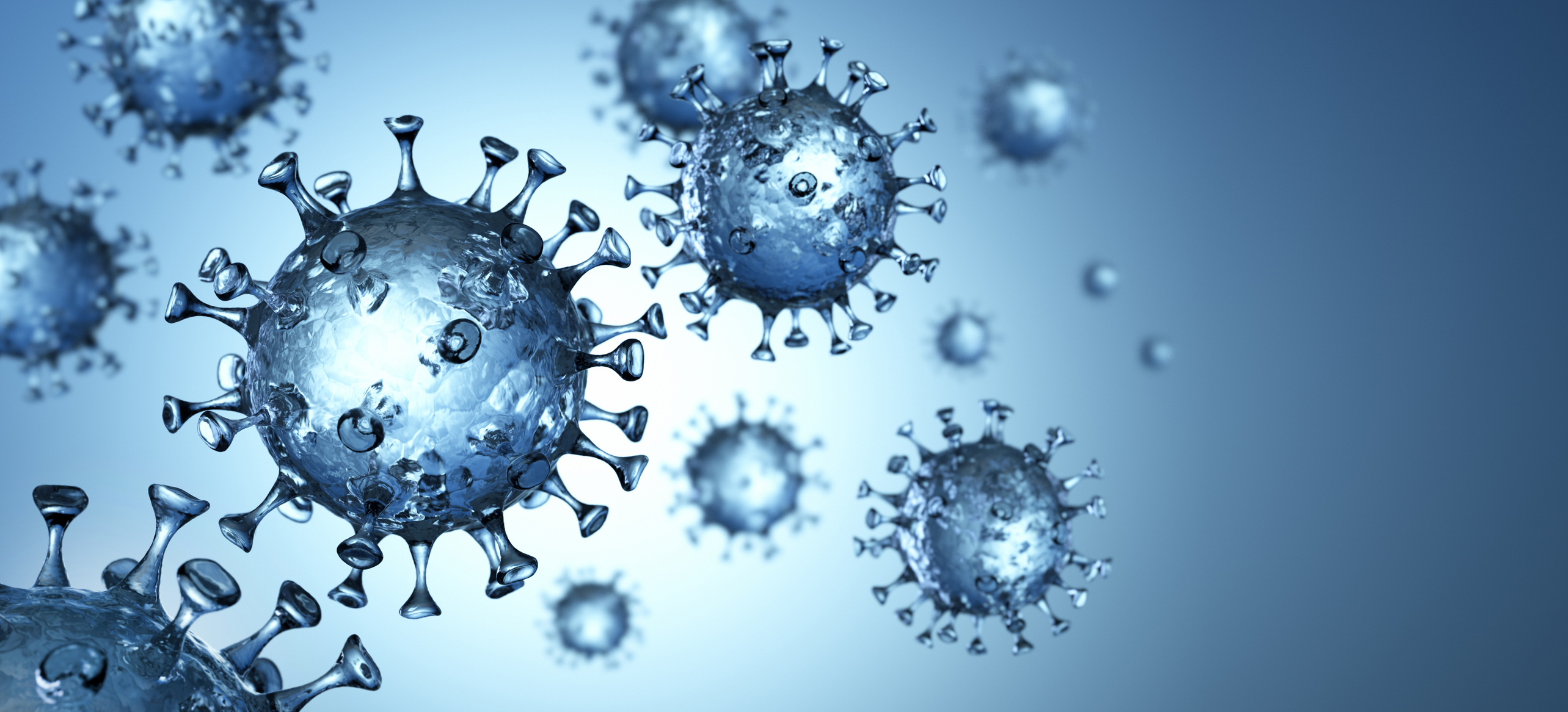 Detailed image of a coronavirus