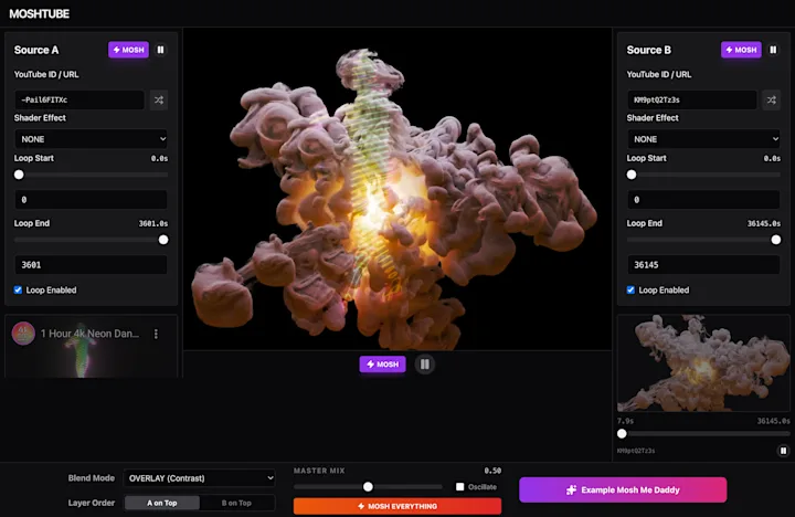 Preview of MoshTube
