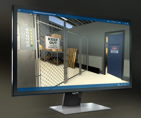 Simutech-Electrical_Cage_on_Monitor