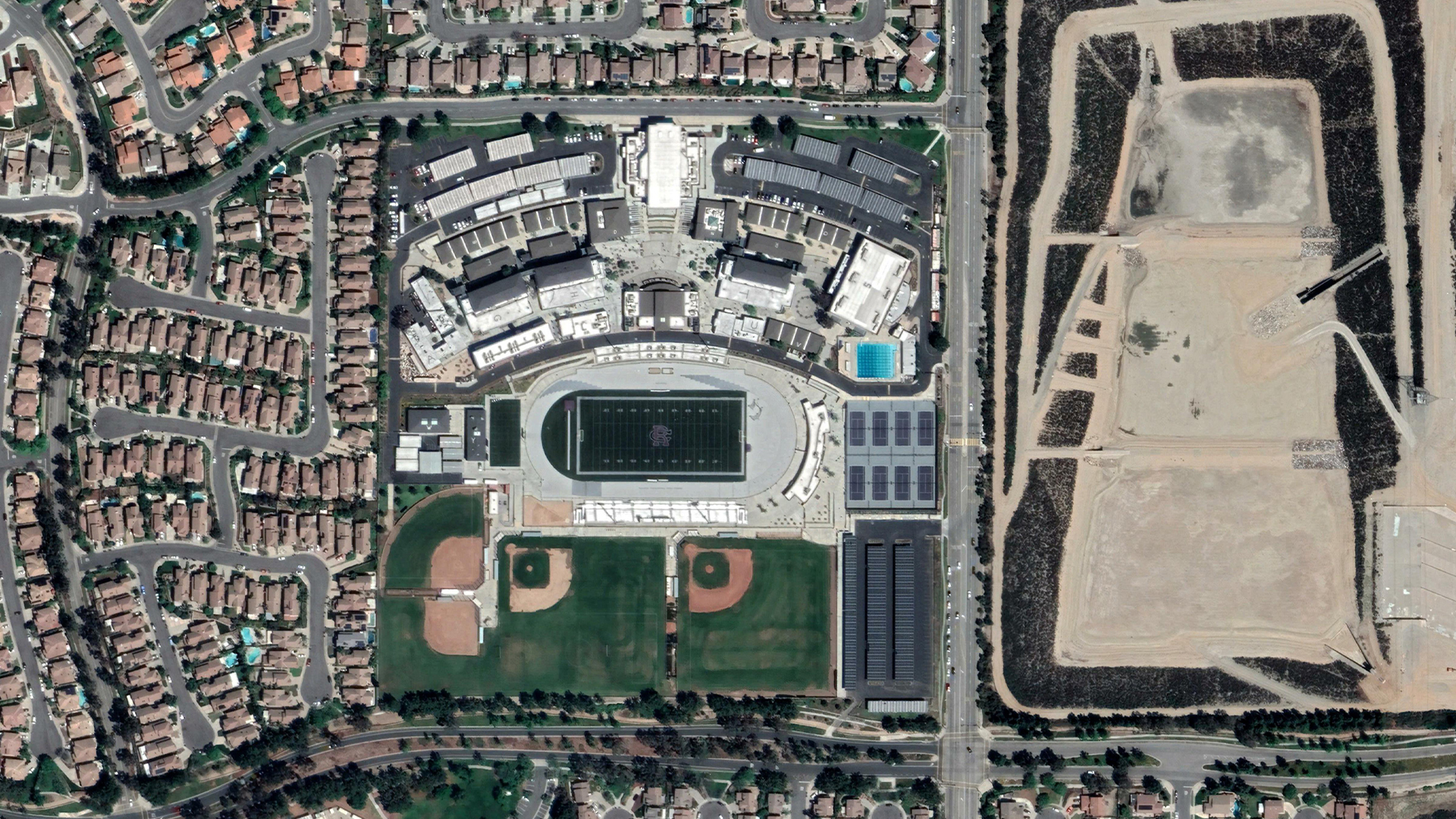 Rancho Cucamonga High School   Rancho HS 2021 Aerial 