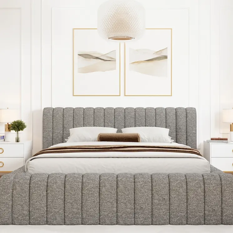 Łóżko Carilla BE-CAR-MET-03COR_1.6 Coralline 03 [pomieszczenie MAŁE