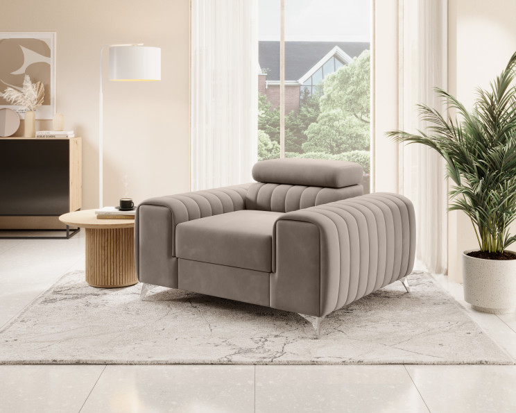 Komfort i styl w jednym meblu, czyli fotel tapicerowany do salonu