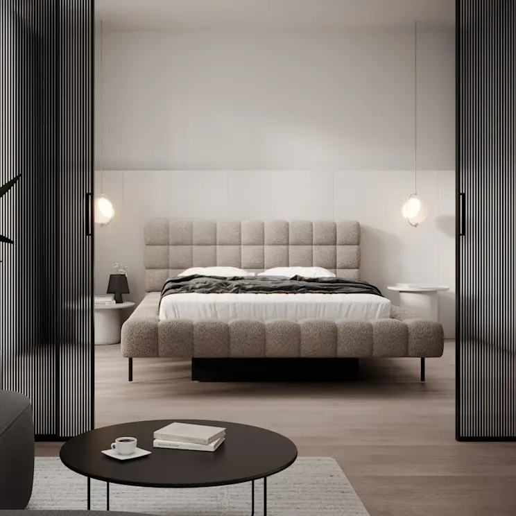 Łóżko Magentta BE-MAG-MET-18ROY_1.6 [pomieszczenie MAŁE]