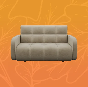 Kanapa Deverio w beżowym obiciu to elegancka sofa o miękkich liniach, idealna do nowoczesnego salonu lub pokoju dziennego | ELTAP