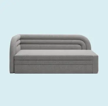 Nowoczesna sofa Fabillo w szarym kolorze. Elegancka kanapa tapicerowana ELTAP, idealna do salonu i pokoju dziennego.