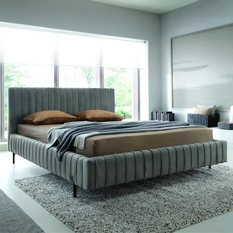 Łóżko Plissa BE-PLI-MET-05NU [inspiracja MAŁA]